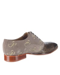 graue Wildleder Oxford Schuhe von Melvin&Hamilton