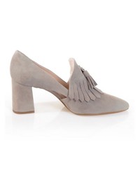 graue Wildleder Pumps von Alba Moda