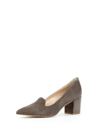 graue Wildleder Pumps von Evita