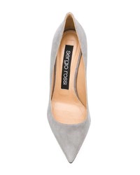 graue Wildleder Pumps von Sergio Rossi