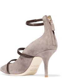 graue Wildleder Pumps von Malone Souliers