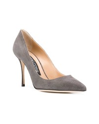 graue Wildleder Pumps von Sergio Rossi