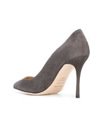 graue Wildleder Pumps von Sergio Rossi