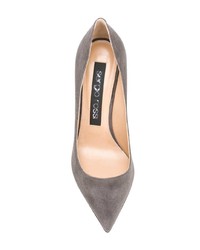 graue Wildleder Pumps von Sergio Rossi