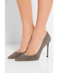 graue Wildleder Pumps von Jimmy Choo