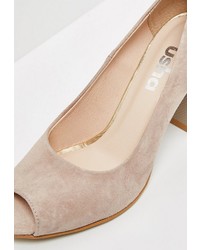 graue Wildleder Pumps von Usha