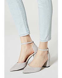 graue Wildleder Pumps von Usha