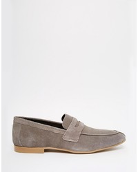 graue Wildleder Slipper von Asos