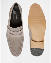 graue Wildleder Slipper von Asos