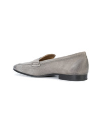 graue Wildleder Slipper von Tod's