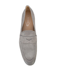 graue Wildleder Slipper von Tod's