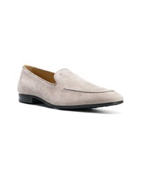 graue Wildleder Slipper von Tod's