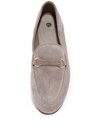 graue Wildleder Slipper