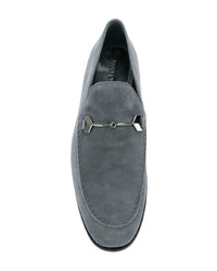 graue Wildleder Slipper von Jimmy Choo