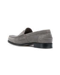 graue Wildleder Slipper von Church's