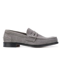 graue Wildleder Slipper von Church's