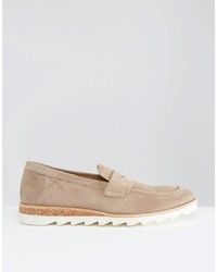 graue Wildleder Slipper von Asos