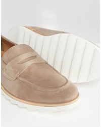 graue Wildleder Slipper von Asos