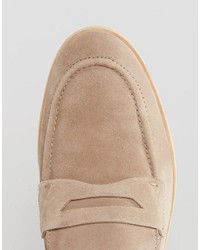 graue Wildleder Slipper von Asos