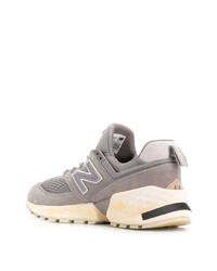 graue Wildleder Sportschuhe von New Balance