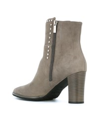 graue Wildleder Stiefeletten von Jimmy Choo