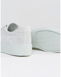 graue Wildleder Turnschuhe von Asos