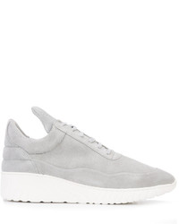 graue Wildleder Turnschuhe von Filling Pieces