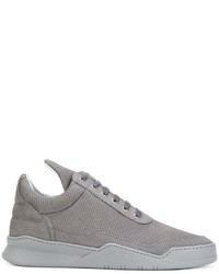 graue Wildleder Turnschuhe von Filling Pieces