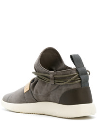 graue Wildleder Turnschuhe von Giuseppe Zanotti Design