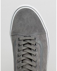 graue Wildleder Turnschuhe von Vans