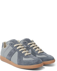 graue Wildleder Turnschuhe von Maison Margiela