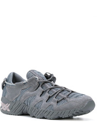 graue Wildleder Turnschuhe von Asics