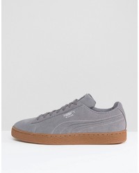 graue Wildleder Turnschuhe von Puma