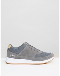 graue Wildleder Turnschuhe von Lacoste