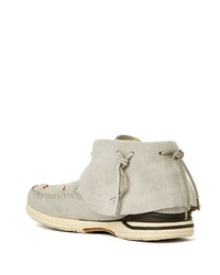 graue Wildlederfreizeitstiefel von VISVIM