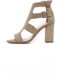 graue Wildledersandalen von Kate Spade