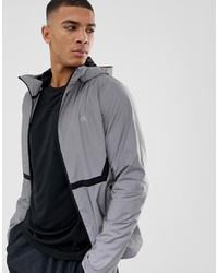 graue Windjacke von Calvin Klein Performance