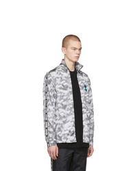 graue Windjacke von Off-White