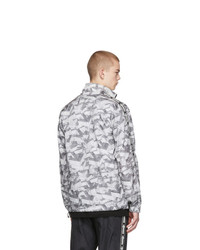 graue Windjacke von Off-White