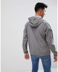 graue Windjacke von Hollister