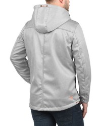 graue Windjacke von Solid