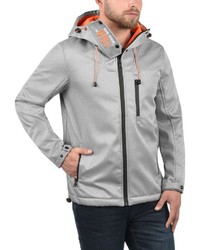 graue Windjacke von Solid