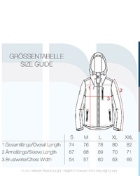 graue Windjacke von Solid