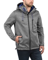 graue Windjacke von Solid