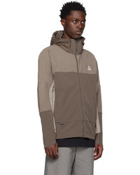 graue Windjacke von Nike