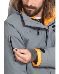 graue Windjacke von Zugspitze