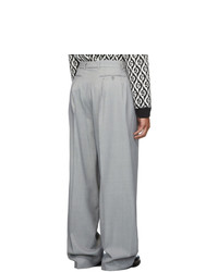 graue Wollchinohose von Gucci