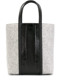 graue Wollshopper tasche von Alexander Wang