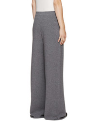 graue Wollweite hose von Stella McCartney