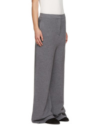 graue Wollweite hose von Stella McCartney